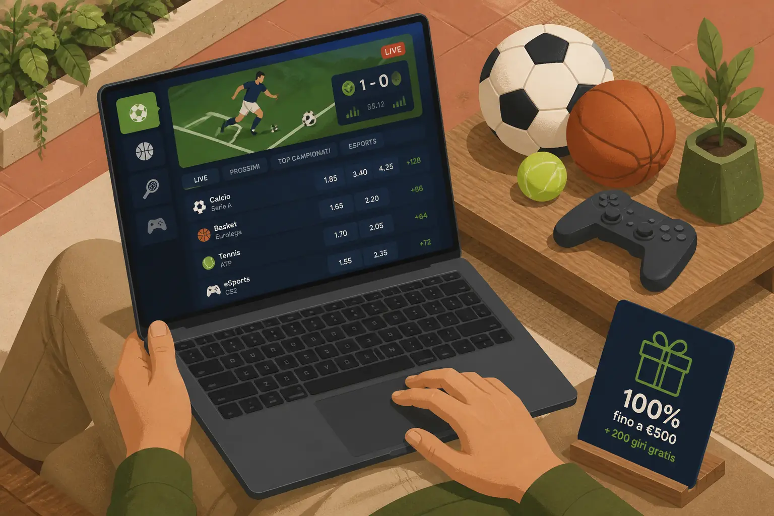 Wazamba Scommesse: Sport, Live e Bonus di Benvenuto visual guide for Wazamba