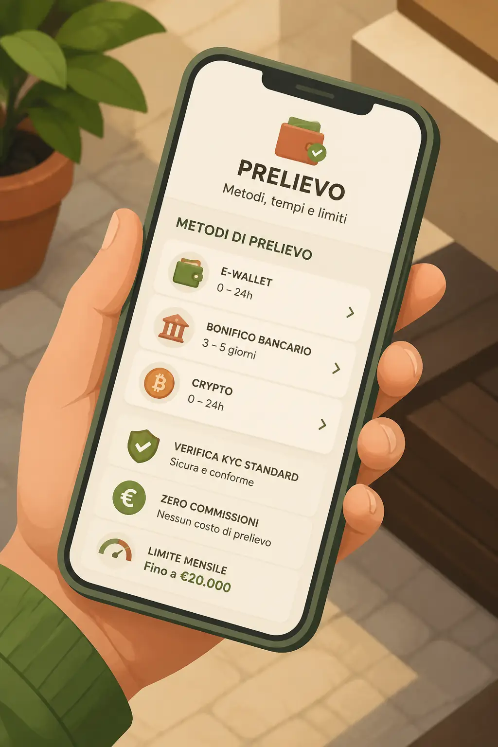 Wazamba Prelievo: Metodi, Tempi e Limiti visual guide for Wazamba